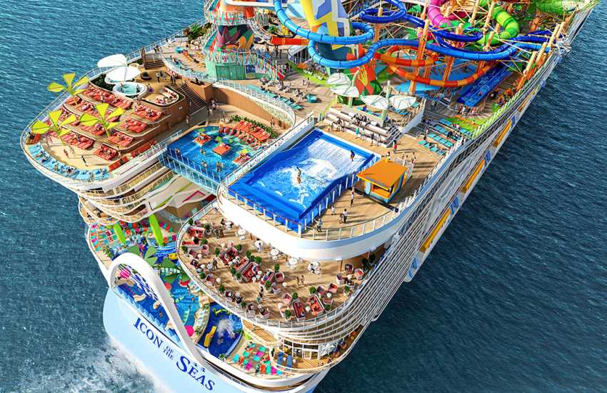 Wycieczkowiec Icon of the Seas gotowy do karaibskiego rejsu